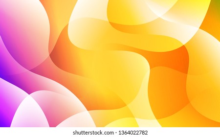 Wavy Background. For Design Flyer, Banner, Landing Page. Vector Illustration with Color Gradient