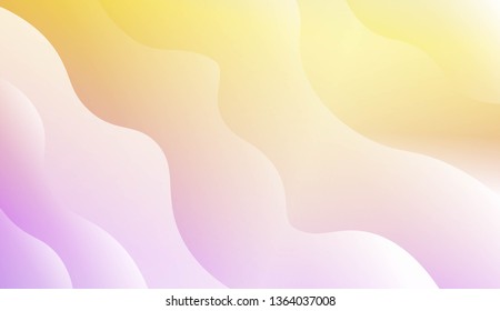 Wavy Background. For Design Flyer, Banner, Landing Page. Vector Illustration with Color Gradient