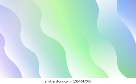 Wavy Background. For Design Flyer, Banner, Landing Page. Vector Illustration with Color Gradient