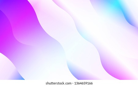 Wavy Background. For Design Flyer, Banner, Landing Page. Vector Illustration with Color Gradient