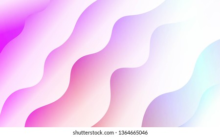 Wavy Background. For Design Flyer, Banner, Landing Page. Vector Illustration with Color Gradient