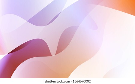 Wavy Background. For Design Flyer, Banner, Landing Page. Vector Illustration with Color Gradient