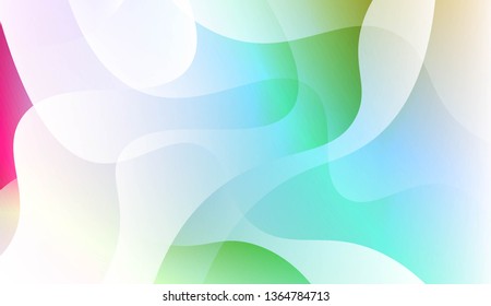 Wavy Background. For Design Flyer, Banner, Landing Page. Vector Illustration with Color Gradient