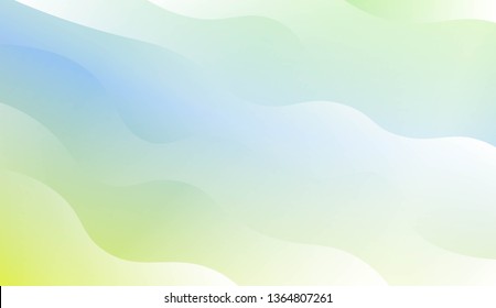 Wavy Background. For Design Flyer, Banner, Landing Page. Vector Illustration with Color Gradient