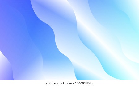 Wavy Background. For Design Flyer, Banner, Landing Page. Vector Illustration with Color Gradient