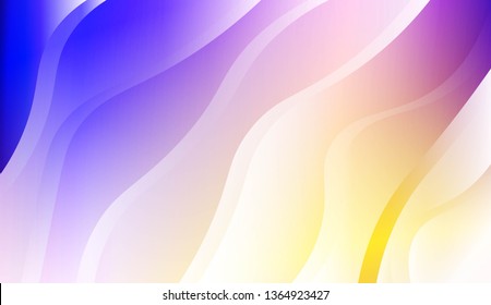 Wavy Background. For Design Flyer, Banner, Landing Page. Vector Illustration with Color Gradient