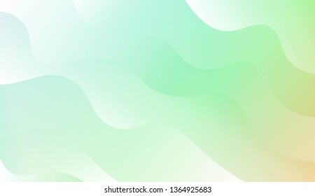 Wavy Background. For Design Flyer, Banner, Landing Page. Vector Illustration with Color Gradient