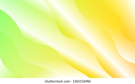 Wavy Background. For Design Flyer, Banner, Landing Page. Vector Illustration with Color Gradient