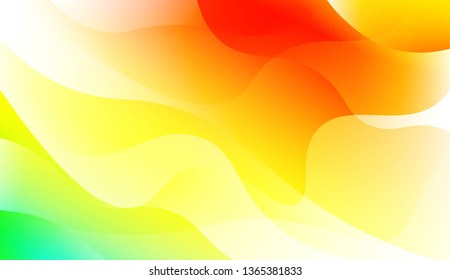 Wavy Background. For Design Flyer, Banner, Landing Page. Vector Illustration with Color Gradient