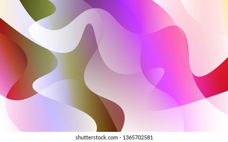 Wavy Background. For Design Flyer, Banner, Landing Page. Vector Illustration with Color Gradient