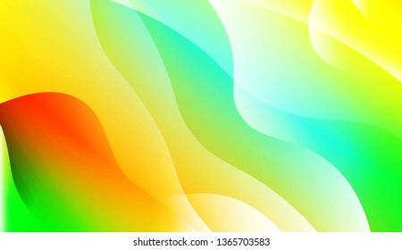 Wavy Background. For Design Flyer, Banner, Landing Page. Vector Illustration with Color Gradient