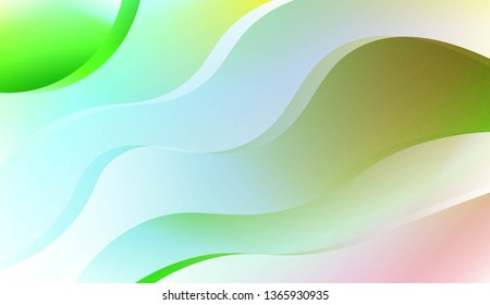 Wavy Background. For Design Flyer, Banner, Landing Page. Vector Illustration with Color Gradient