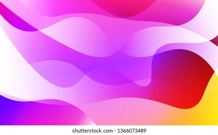 Wavy Background. For Design Flyer, Banner, Landing Page. Vector Illustration with Color Gradient