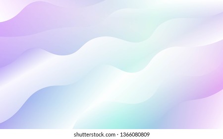 Wavy Background. For Design Flyer, Banner, Landing Page. Vector Illustration with Color Gradient