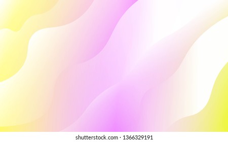 Wavy Background. For Design Flyer, Banner, Landing Page. Vector Illustration with Color Gradient