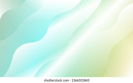 Wavy Background. For Design Flyer, Banner, Landing Page. Vector Illustration with Color Gradient