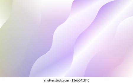 Wavy Background. For Design Flyer, Banner, Landing Page. Vector Illustration with Color Gradient