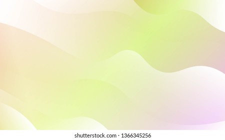 Wavy Background. For Design Flyer, Banner, Landing Page. Vector Illustration with Color Gradient