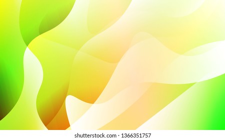 Wavy Background. For Design Flyer, Banner, Landing Page. Vector Illustration with Color Gradient