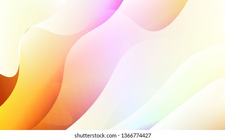 Wavy Background. For Design Flyer, Banner, Landing Page. Vector Illustration with Color Gradient
