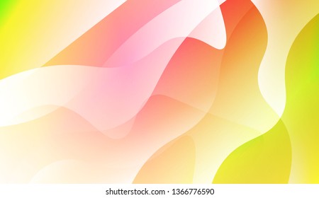 Wavy Background. For Design Flyer, Banner, Landing Page. Vector Illustration with Color Gradient
