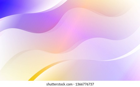 Wavy Background. For Design Flyer, Banner, Landing Page. Vector Illustration with Color Gradient
