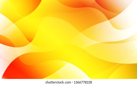 Wavy Background. For Design Flyer, Banner, Landing Page. Vector Illustration with Color Gradient