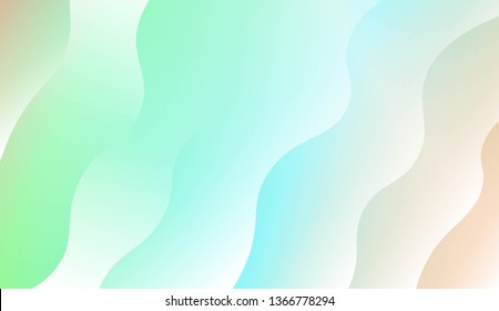 Wavy Background. For Design Flyer, Banner, Landing Page. Vector Illustration with Color Gradient