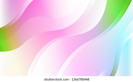 Wavy Background. For Design Flyer, Banner, Landing Page. Vector Illustration with Color Gradient