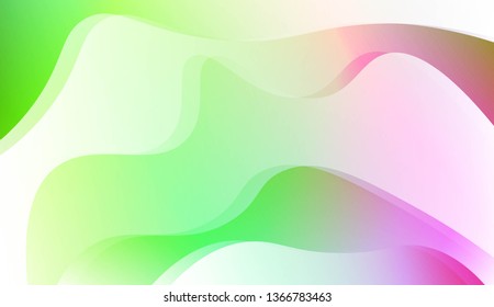 Wavy Background. For Design Flyer, Banner, Landing Page. Vector Illustration with Color Gradient
