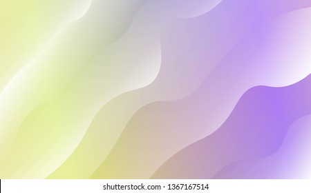 Wavy Background. For Design Flyer, Banner, Landing Page. Vector Illustration with Color Gradient