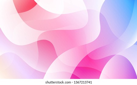 Wavy Background. For Design Flyer, Banner, Landing Page. Vector Illustration with Color Gradient