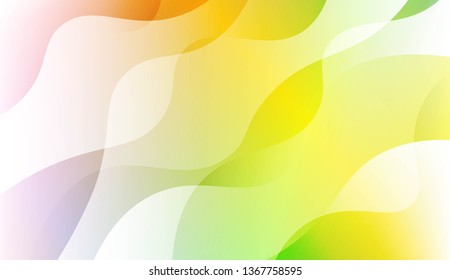 Wavy Background. For Design Flyer, Banner, Landing Page. Vector Illustration with Color Gradient