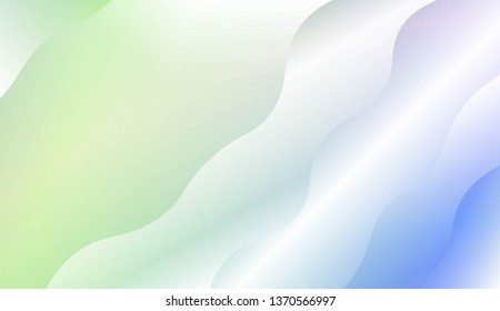 Wavy Background. For Design Flyer, Banner, Landing Page. Vector Illustration with Color Gradient