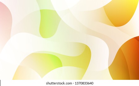 Wavy Background. For Design Flyer, Banner, Landing Page. Vector Illustration with Color Gradient