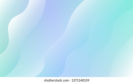 Wavy Background. For Design Flyer, Banner, Landing Page. Vector Illustration with Color Gradient