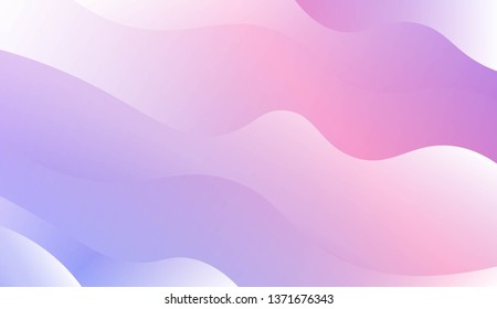 Wavy Background. For Design Flyer, Banner, Landing Page. Vector Illustration with Color Gradient