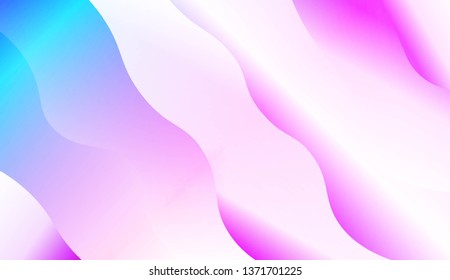 Wavy Background. For Design Flyer, Banner, Landing Page. Vector Illustration with Color Gradient
