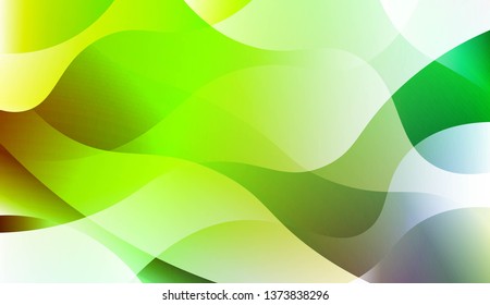 Wavy Background. For Design Flyer, Banner, Landing Page. Vector Illustration with Color Gradient