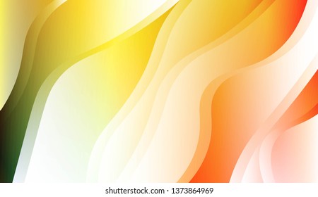 Wavy Background. For Design Flyer, Banner, Landing Page. Vector Illustration with Color Gradient