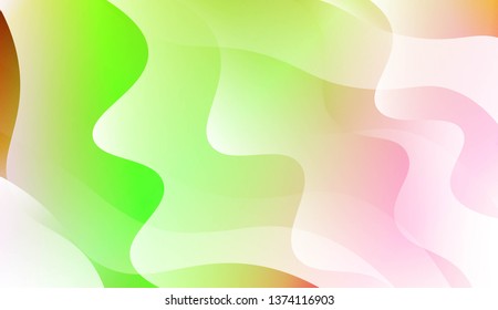 Wavy Background. For Design Flyer, Banner, Landing Page. Vector Illustration with Color Gradient