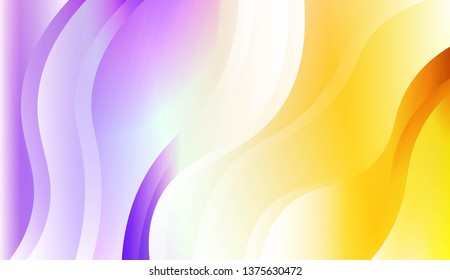 Wavy Background. For Design Flyer, Banner, Landing Page. Vector Illustration with Color Gradient