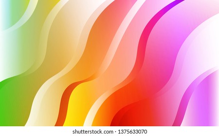 Wavy Background. For Design Flyer, Banner, Landing Page. Vector Illustration with Color Gradient