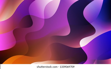 Wavy Background. For Design, Presentation, Business. Vector Illustration with Color Gradient.