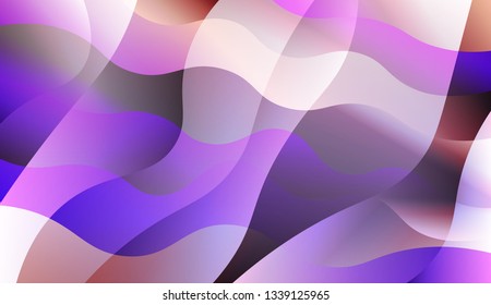 Wavy Background. For Design, Presentation, Business. Vector Illustration with Color Gradient.
