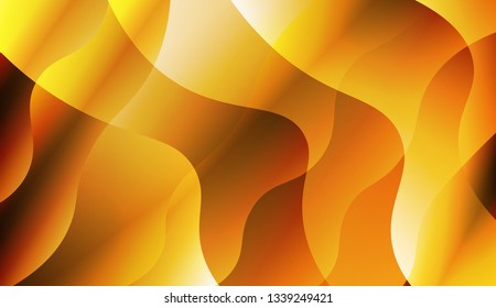 Wavy Background. For Design, Presentation, Business. Vector Illustration with Color Gradient.