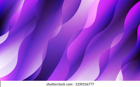 Wavy Background. For Design, Presentation, Business. Vector Illustration with Color Gradient.