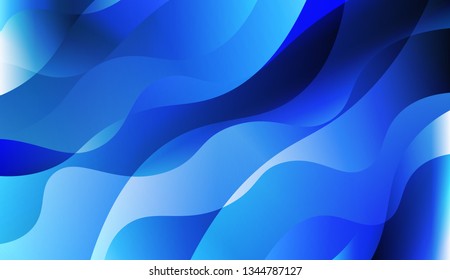 Wavy Background. For Design, Presentation, Business. Vector Illustration with Color Gradient.