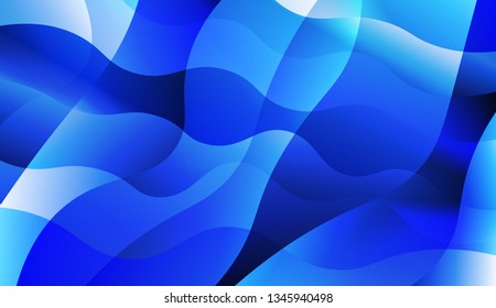 Wavy Background. For Design, Presentation, Business. Vector Illustration with Color Gradient.