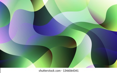 Wavy Background. For Design, Presentation, Business. Vector Illustration with Color Gradient.